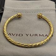 David Yurman Helena Bracelet 18k Yellow Gold with Diamonds 4mm - 3
