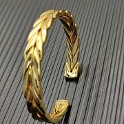 David Yurman Chevron Cuff Bracelet 18K Yellow Gold 9mm - 6
