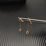 David Yurman DY Mercer Petite Toggle Chain Stud Earrings 18K Yellow/ White Gold with Diamonds 38.2mm - 6