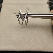 David Yurman DY Mercer Petite Toggle Chain Stud Earrings 18K Yellow/ White Gold with Diamonds 38.2mm - 5