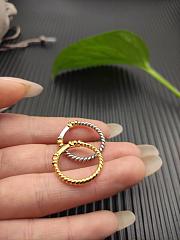 David Yurman Petite Helena Wrap Band Ring 18K Yellow Gold with Diamonds 4mm - 3