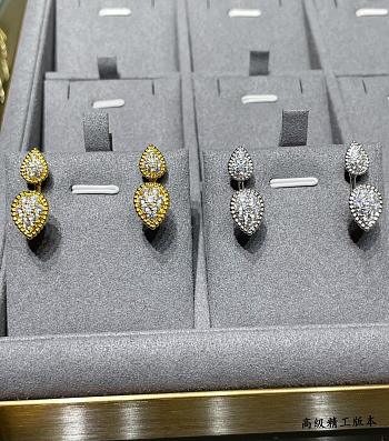 Boucheron Serpent Bohème Stud Earring S and XS Motifs Yellow/ White Gold