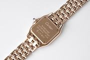 Panthere de Cartier Watch Rose Gold Small Model Bezel Set with Brilliant-cut Diamonds 22x30mm - 5