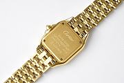 Panthere de Cartier Watch Yellow Gold Small Model Bezel Set with Brilliant-cut Diamonds 22x30mm - 5