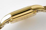Panthere de Cartier Watch Yellow Gold Small Model Bezel Set with Brilliant-cut Diamonds 22x30mm - 3