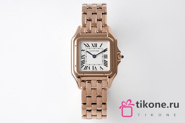 Panthere de Cartier Watch Rose Gold Medium Model 27x37mm - 1