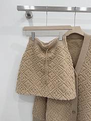 LV Monogram Toweling Skirt Camel - 1