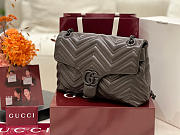 Gucci GG Marmont Medium Shoulder Bag Dark Brown - 31x17x8cm - 2