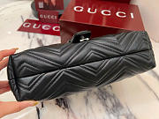 Gucci GG Marmont Medium Shoulder Bag Black - 31x17x8cm - 6