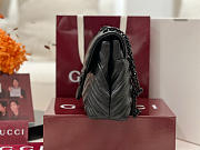 Gucci GG Marmont Medium Shoulder Bag Black - 31x17x8cm - 4