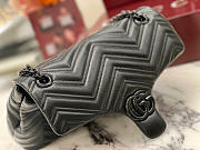 Gucci GG Marmont Medium Shoulder Bag Black - 31x17x8cm - 3