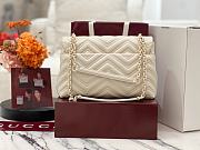 Gucci GG Marmont Medium Shoulder Bag Ivory - 31x17x8cm - 4