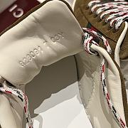 Men's Gucci Ace Sneaker with Web Forest Green Suede - 4