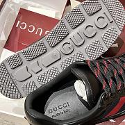 Men's Gucci Ace Sneaker with Web Black Leather - 2