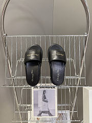 Dior D-Lane Platform Slide Black Padded Lambskin  - 6