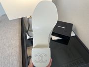 Chanel Lace-Up Shoes Suede Calfskin & Calfskin Gray 70mm - 2