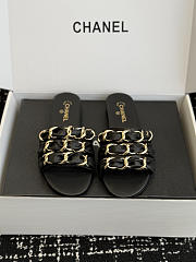 Chanel Mules Lambskin Black - 6