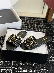 Chanel Mules Lambskin Black - 5
