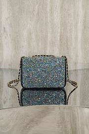 Chanel Evening Bag Strass Imitation Multicolour - 21x13x8cm - 3