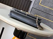 Chanel Wallet On Chain Pearly Lambskin & Gold Black - 19x12cm - 5