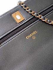 Chanel Wallet On Chain Pearly Lambskin & Gold Black - 19x12cm - 4