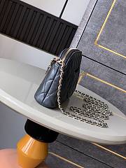 Chanel Clutch with Chain Pearly Lambskin & Gold Black - 16x11x5.5cm - 6