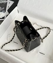 Chanel Mini Bucket Bag in Caviar & Light Gold-Tone Metal Black - 16x15x10cm - 4