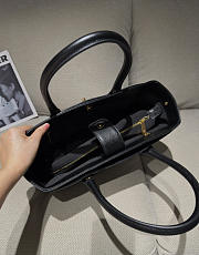 Chanel Executive Cerf Tote Gold-Tone Metal Black - 35x24x14cm - 6