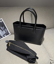 Chanel Executive Cerf Tote Gold-Tone Metal Black - 35x24x14cm - 5