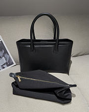 Chanel Executive Cerf Tote Gold-Tone Metal Black - 35x24x14cm - 4