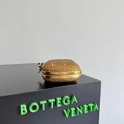Bottega Veneta Knot Crystal Leather Minaudiere in Gold - 19x11.5x5cm - 6