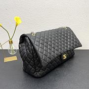 Chanel Classic XXL Travel Flap Grained Calfskin & Gold-Tone Metal Black - 46x26x14cm - 5