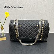 Chanel Classic XXL Travel Flap Grained Calfskin & Gold-Tone Metal Black - 46x26x14cm - 2