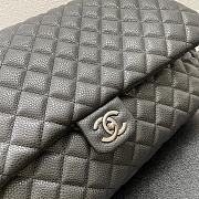 Chanel Classic XXL Travel Flap Grained Calfskin & Ruthenium-Finish Metal Black - 46x26x14cm - 2