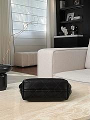 Chanel Hobo Bag Shiny Calfskin & Gold-Tone Metal Black - 24x20x10cm - 2