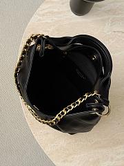 Chanel Hobo Bag Shiny Calfskin & Gold-Tone Metal Black - 24x20x10cm - 3
