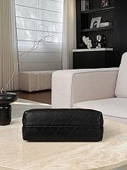 Chanel Maxi Hobo Bag Lambskin & Gold-Tone Metal Black - 38x35x14cm - 4