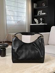 Chanel Maxi Hobo Bag Lambskin & Gold-Tone Metal Black - 38x35x14cm - 3
