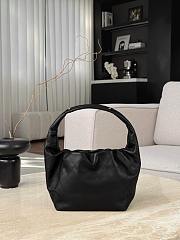 Chanel Hobo Handbag Calfskin & Gold Tone Metal Black - 32x24x12cm - 5