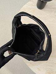 Chanel Hobo Handbag Calfskin & Gold Tone Metal Black - 32x24x12cm - 2