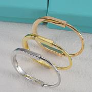 Tiffany Lock Bangle in Yellow/ Rose/ White Gold - 1