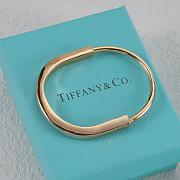 Tiffany Lock Bangle in Yellow/ Rose/ White Gold - 5