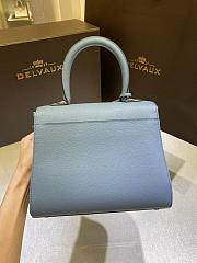 Delvaux Brilliant PM Top Handle Blue - 24x12x9cm - 3