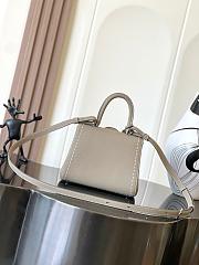 Delvaux Brillant Mini Surpique Rodeo Calf Ivory - 20x16x11.5cm - 3