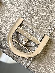 Delvaux Brillant Mini Surpique Rodeo Calf Ivory - 20x16x11.5cm - 2