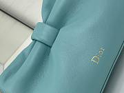Small Dior Bow Bag Bleu Tourmaline Lambskin - 26x16x10cm - 3