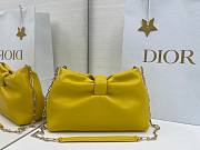 Small Dior Bow Bag Buttercup Lambskin - 26x16x10cm - 3