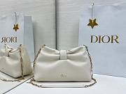 Small Dior Bow Bag White Lambskin - 26x16x10cm - 3