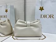 Small Dior Bow Bag White Lambskin - 26x16x10cm - 6