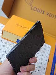 LV Passport Cover Monogram Empreinte Leather Black M63914 - 14x2.5x10cm - 6